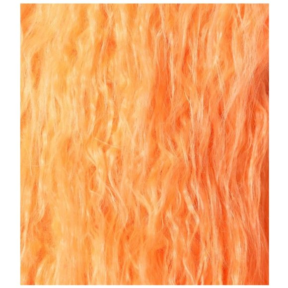 Sies Marjan Orange Faux Fur Bomber Jacket - Picture 9 of 11